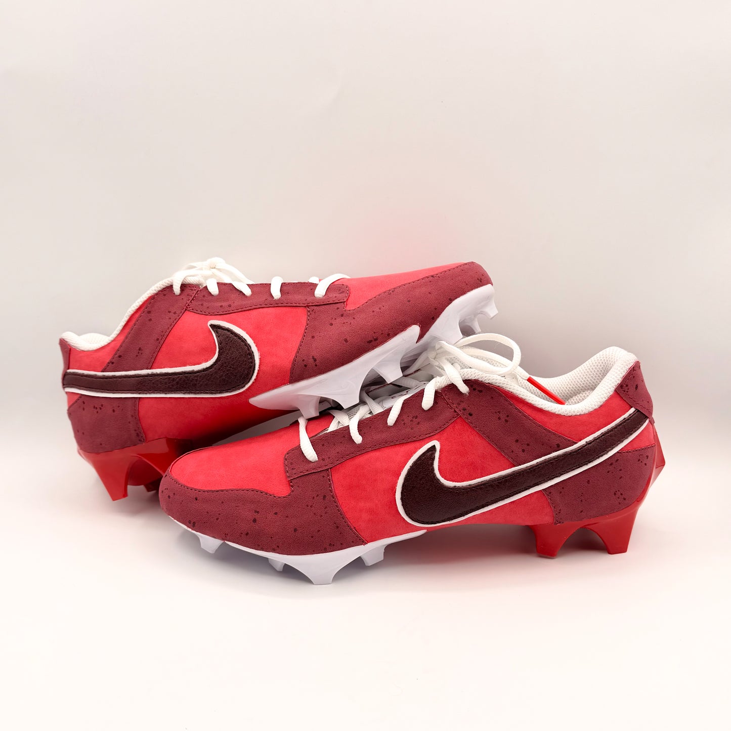 “Red Lobsters” Custom Sewn Football Cleats