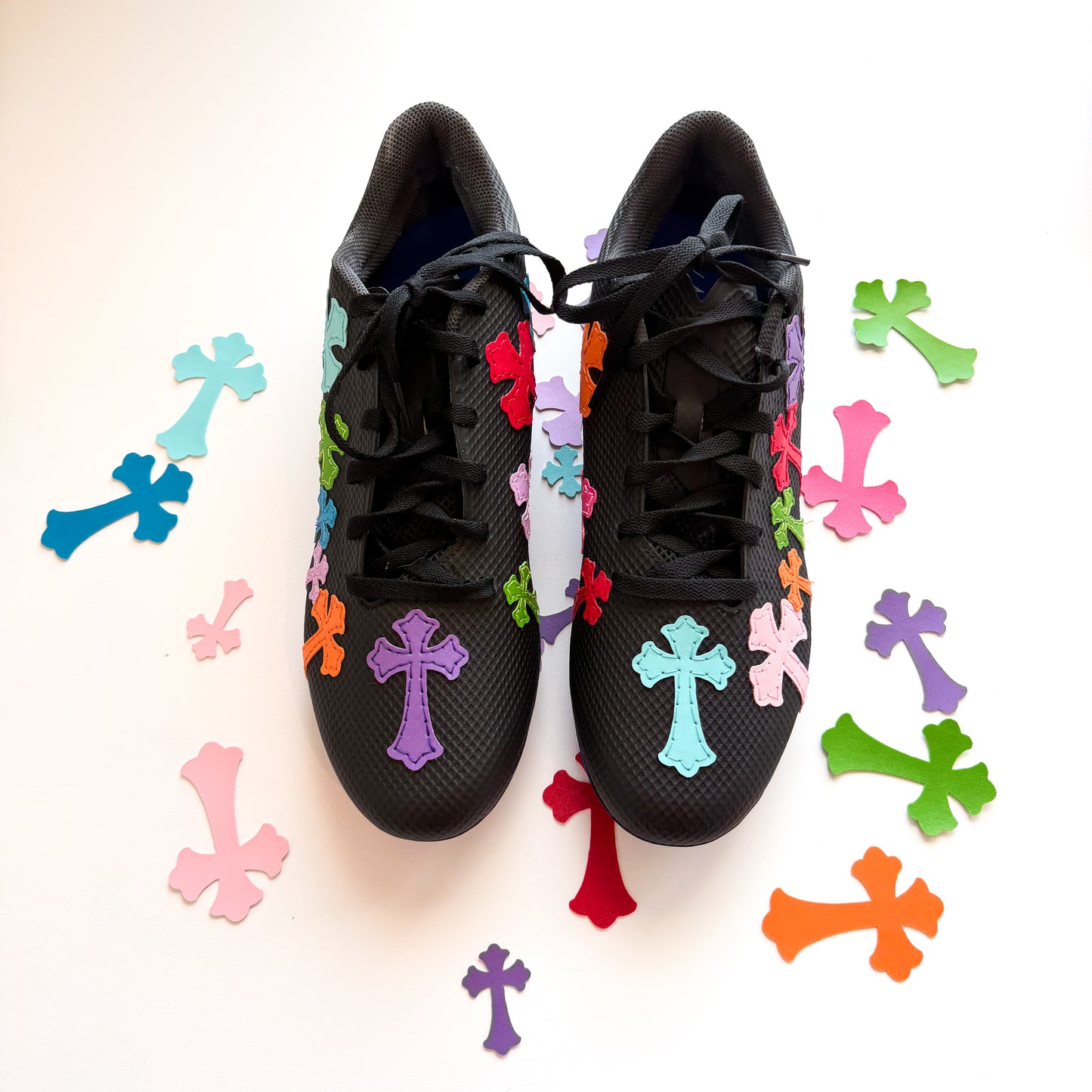 "OBJ" Sewn Custom Football Cleats