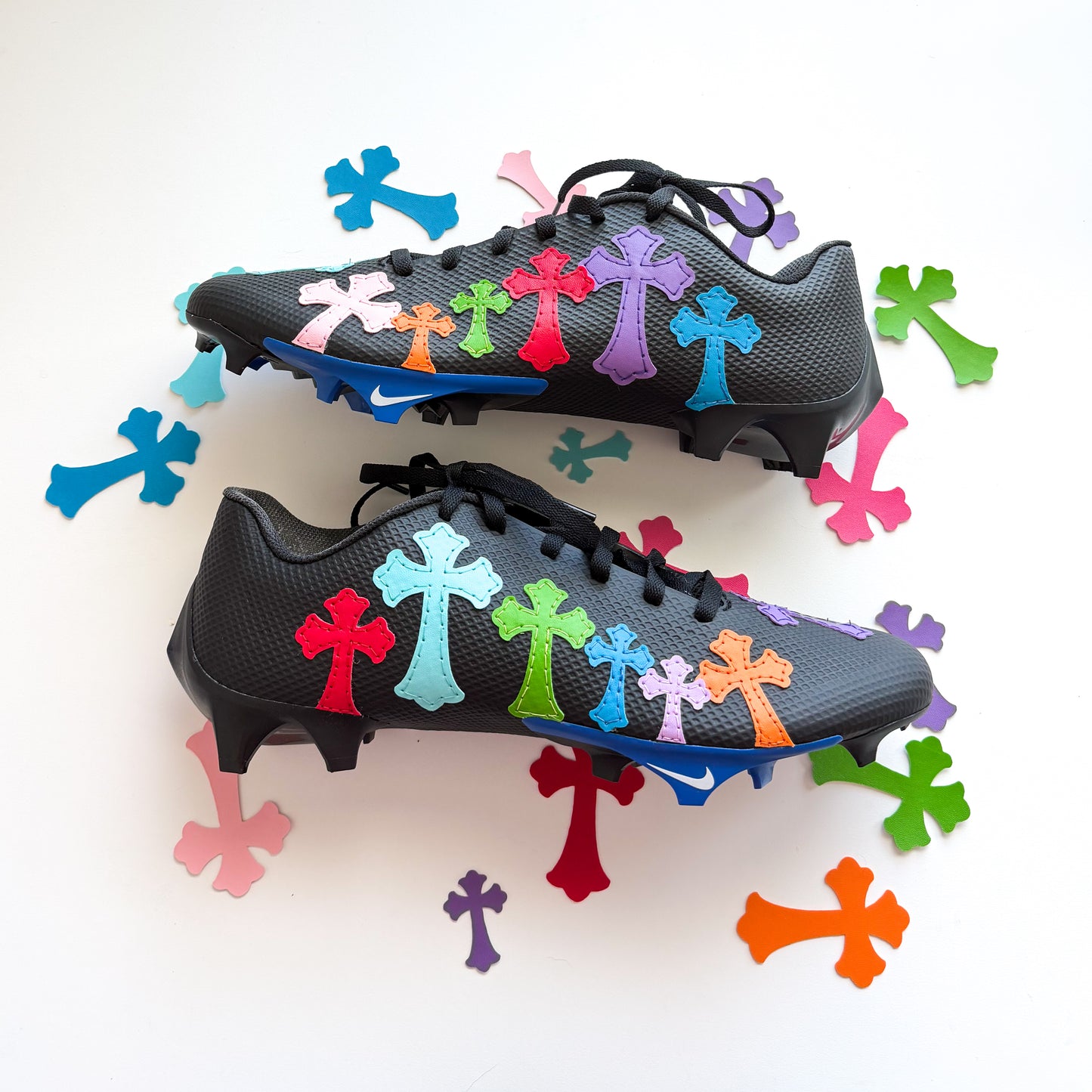 "OBJ" Sewn Custom Football Cleats