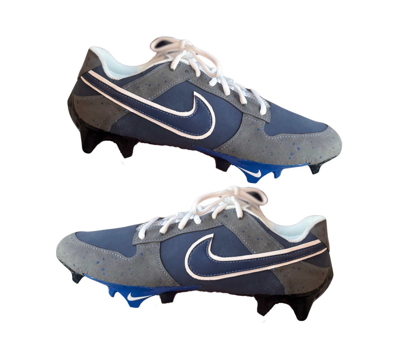 “Blue Lobsters” Custom Sewn Football Cleats