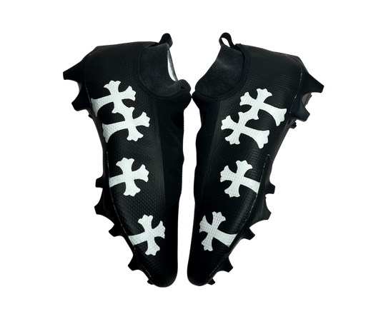 "Chrome Cross" Custom Football Cleats