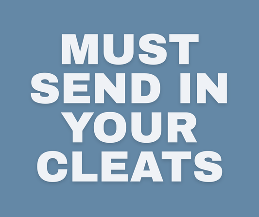 Personal Sewn Cleats - Send in your cleats